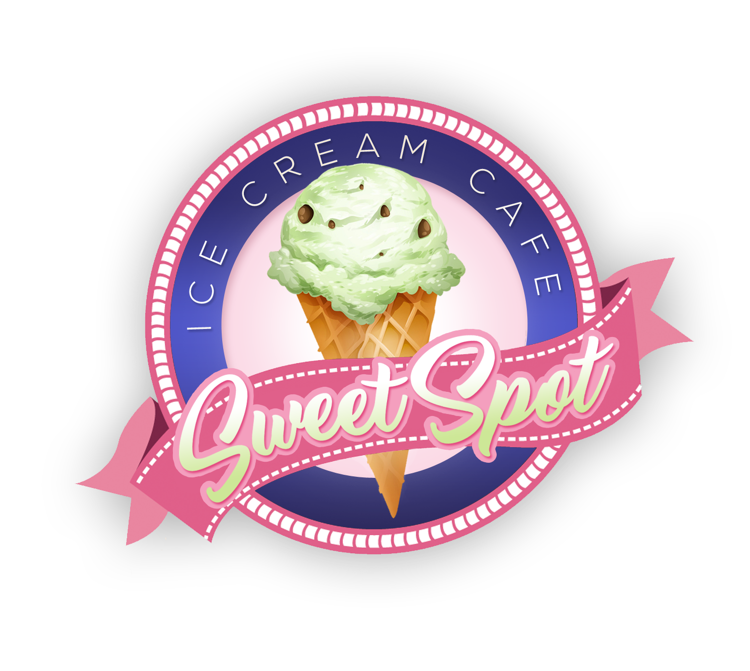 Sweet Spot Ice Cream Cafe - Black Cherry Frozen Yogurt