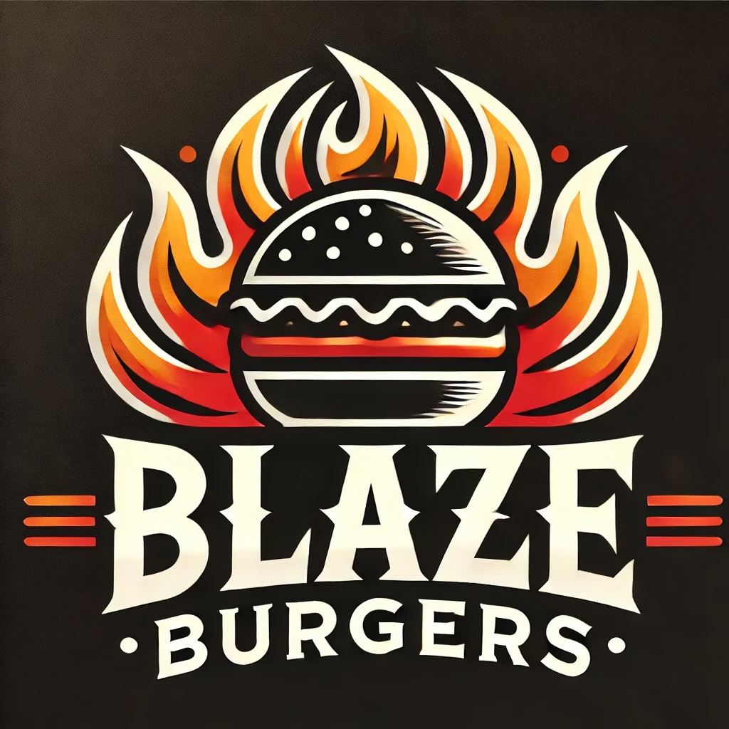 Blaze Burgers Logo