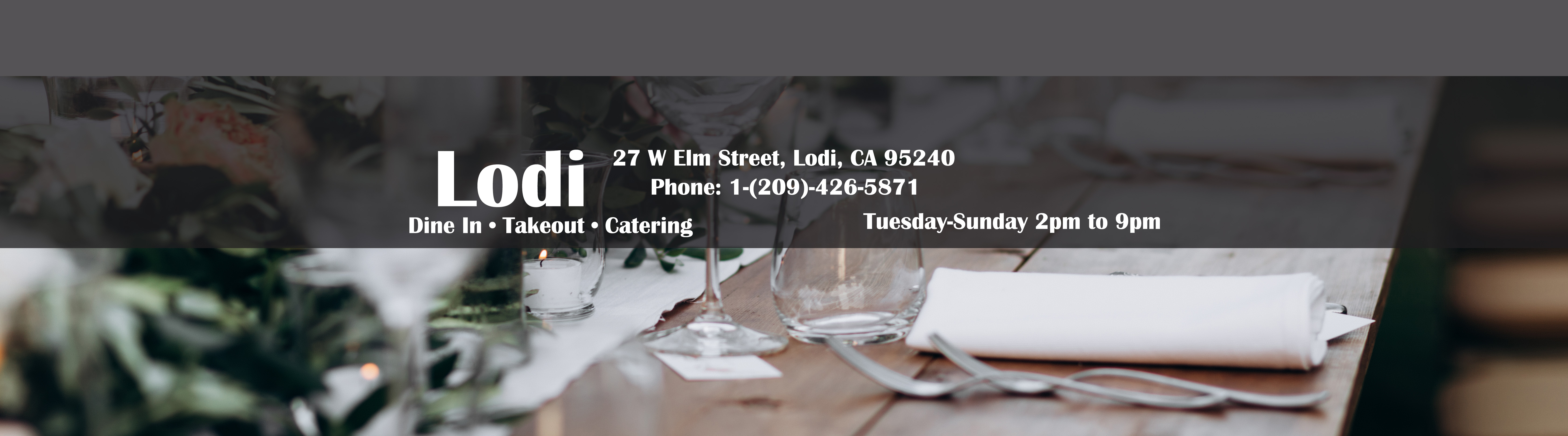 Restaurant banner image