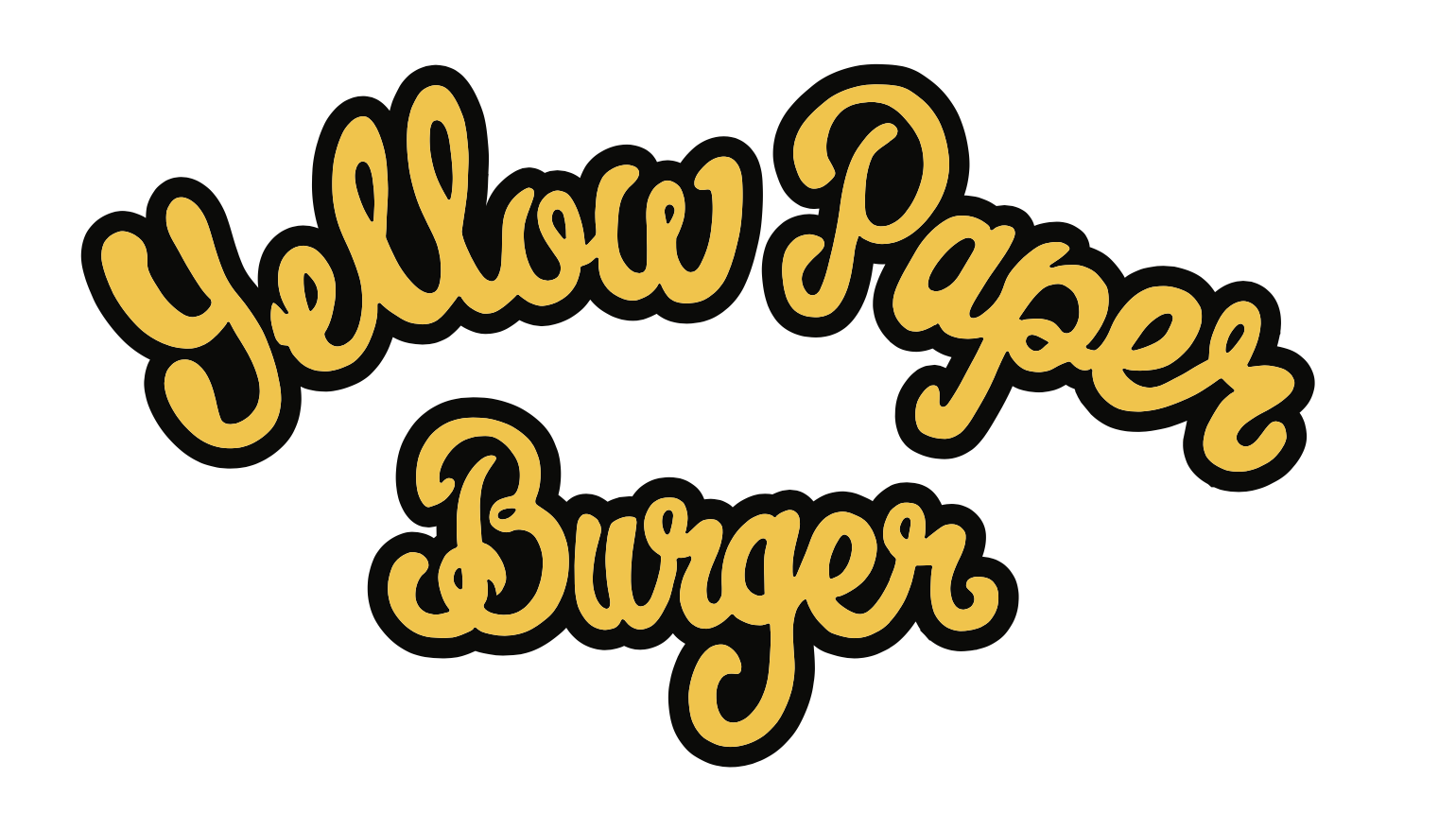 Yellow Paper Burger